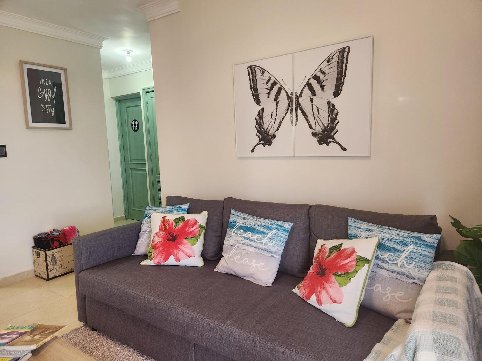 Casita Linda Larimar - 2Br Apartment With Rooftop, Bay Views, Fast Wifi, Near Beach In Barahona Exteriér fotografie